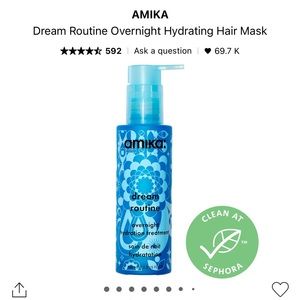 NIB Amika Dream Routine Overnight Hydrating Hair Mask